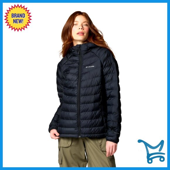 Lightweight Hooded Down Jacket Active Fit Thermal Reflective Outdoor Adventure